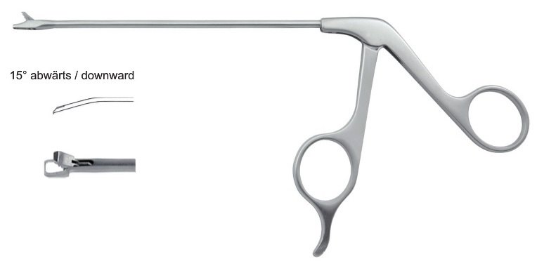 EC-370-2383U, WIDE JAW PUNCH 15° up milled, medium 5.0 x 3.5 mm, Ø 3.5mm, 15° downward