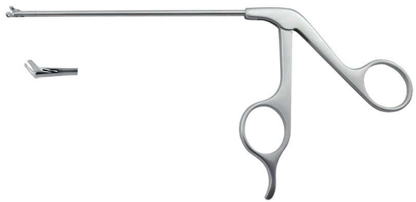 EC-370-2571, SCISSOR AND PUNCH, Ø 3.5 mm, without scoop, 45° right
