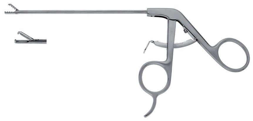 EC-370-2622, Grasping Forceps 1x2 teeth, fine, Ø 3.5MM, without ratchet