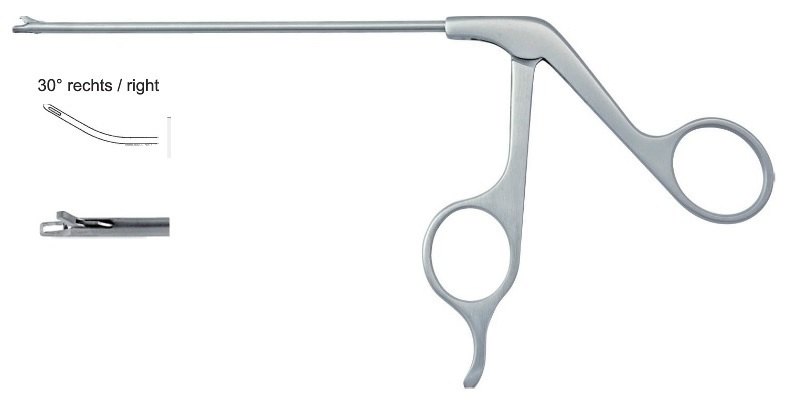 EC-370-2911P, Hook punch, Ø 2.7mm, angular 5.0 x 1.6mm, 30° right