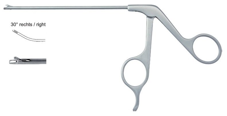 EC-370-2913P, Hook punch, Ø 3.5mm, angular 5.0 x 1.6mm, 30° right