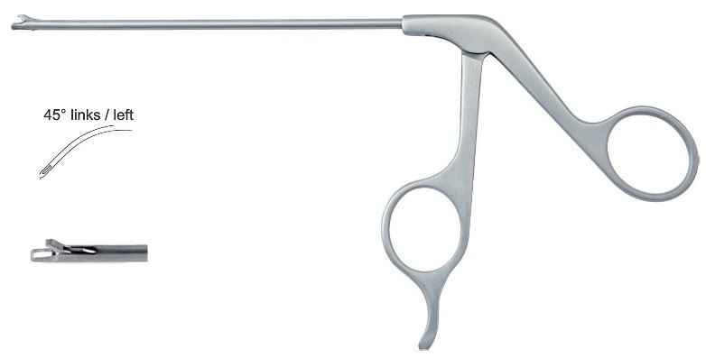 EC-370-2941P, Hook punch, Ø 2.7mm, angular 5.0 x 1.6mm, 45° left