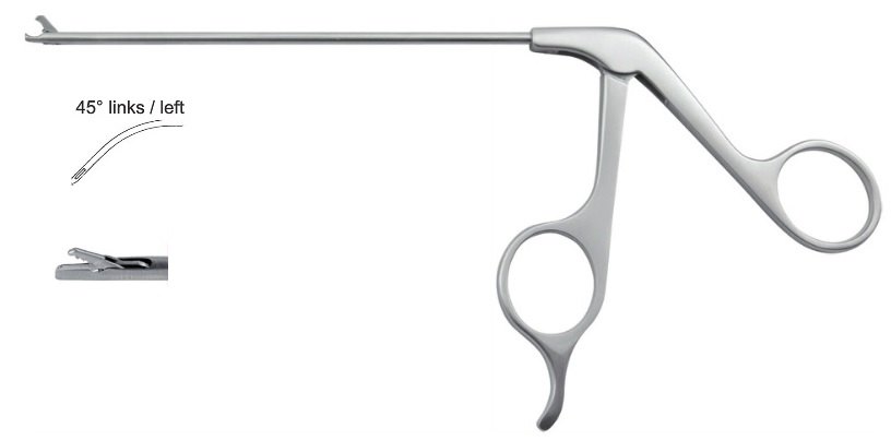 EC-370-3043, Scissor Punch 5.0 x 0.8 mm, Ø 3.5mm, 45° left