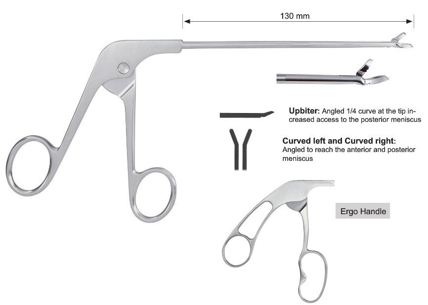 EC-371-2065, Basket Punch, Oval, Upbiter, curved right, Tip profile 1.65 mm, Bite width 4.39 mm, Tip width 6.57 mm, ergo handle