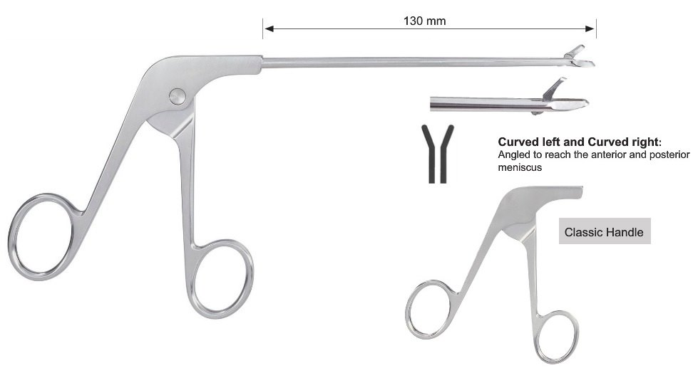 EC-371-1071, Basket punch, posterior, curved left, Tip profile 2.46 mm, Bite width 2.18 mm, Tip width 4.0 mm, Classic handle