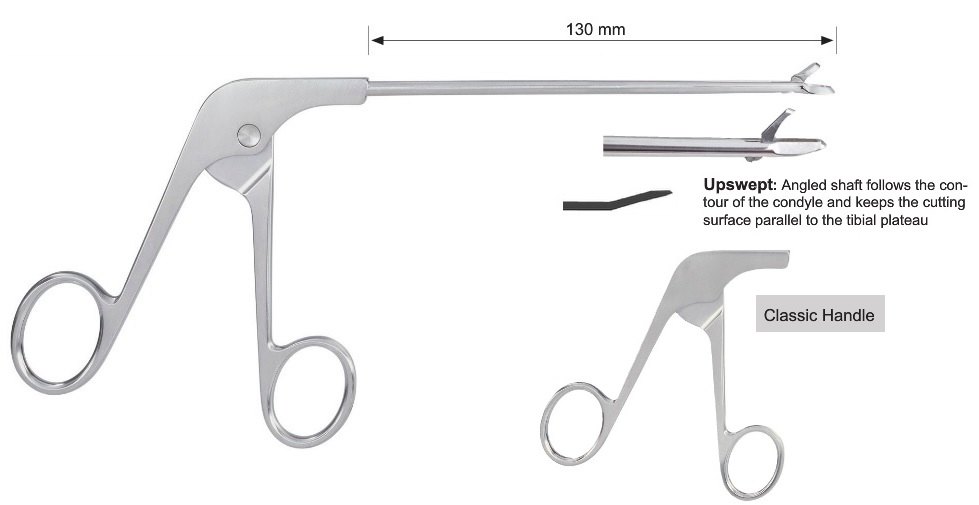 EC-371-1076, Basket punch, posterior, upswept, Tip profile 2.46 mm, Bite width 2.18 mm, Tip width 4.0 mm, Classic handle