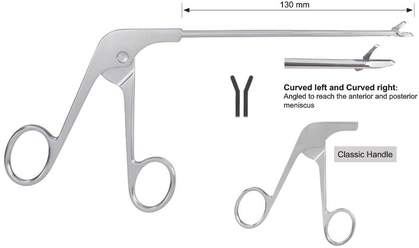 EC-371-1082, Basket punch, scoop, 1.3 mm, curved right, tip profile 2.10 mm, bite width 1.59 mm, tip width 3.27 mm, classic handle