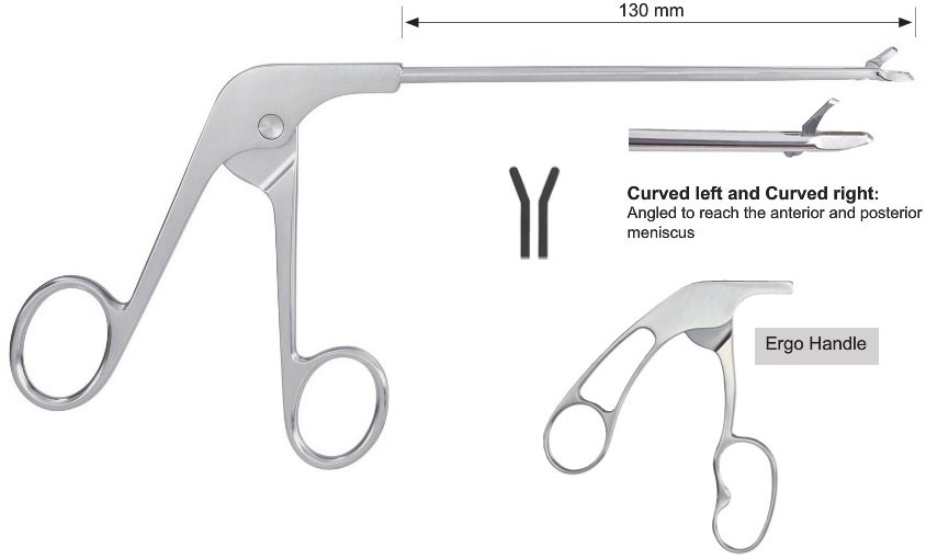 EC-371-2082, Basket punch, scoop, 1.3 mm, curved right, tip profile 2.10 mm, bite width 1.59 mm, tip width 3.27 mm, ergo handle