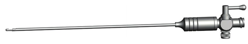 EC-233-02-100,VERESS insufflation cannula, Ø 2mm, A = 100mm, Laparoscopy