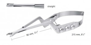 AE-FE572K, PHYNOX YASARGIL CLIP APPLIER, FOR PHYNOX MINI CLIPS, STRAIGHT, 90MM, LENGTH 215MM