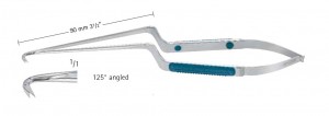 AE-FM169R, SENSATION micro Scissors, Angled 1250, working length 90mm, length 215mm