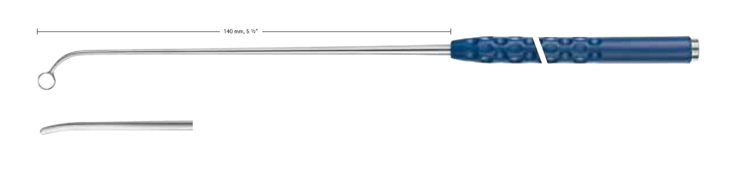AE-FA040R, TREND - Dissector LANDOLTREULEN, diameter 2.0mm, Working length: 140 mm, 5 1⁄2”, Total length: 265 mm, 10 1⁄2”