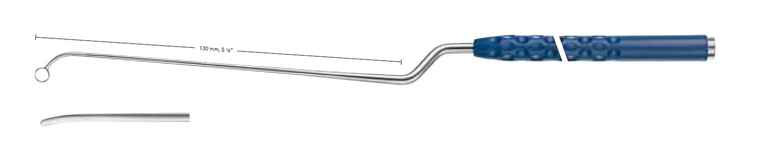 AE-FA068R, TREND Dissector REULEN-LANDOLT, Diameter 2.0mm, Blunt, working length 130mm, total length 280mm