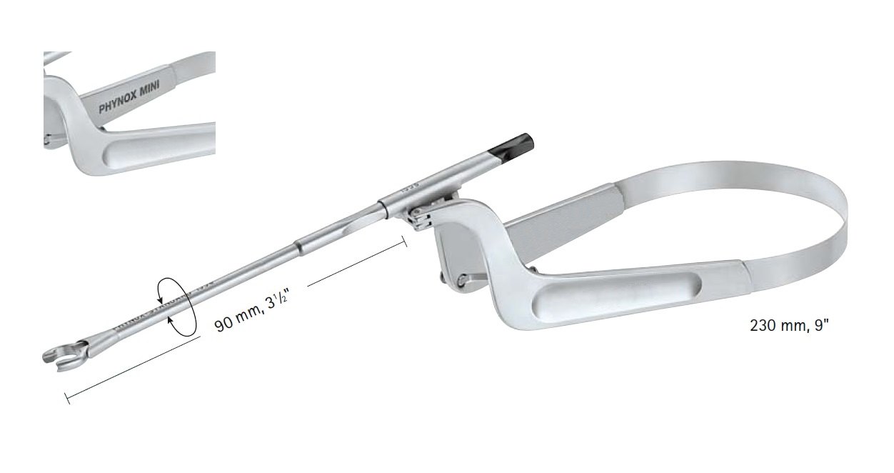 AE-FE490K, PHYNOX XS CLIP APPLIER, FOR PHYNOX MINI CLIPS, ROTATION 360 DEGREES, 90MM, LENGTH 230MM