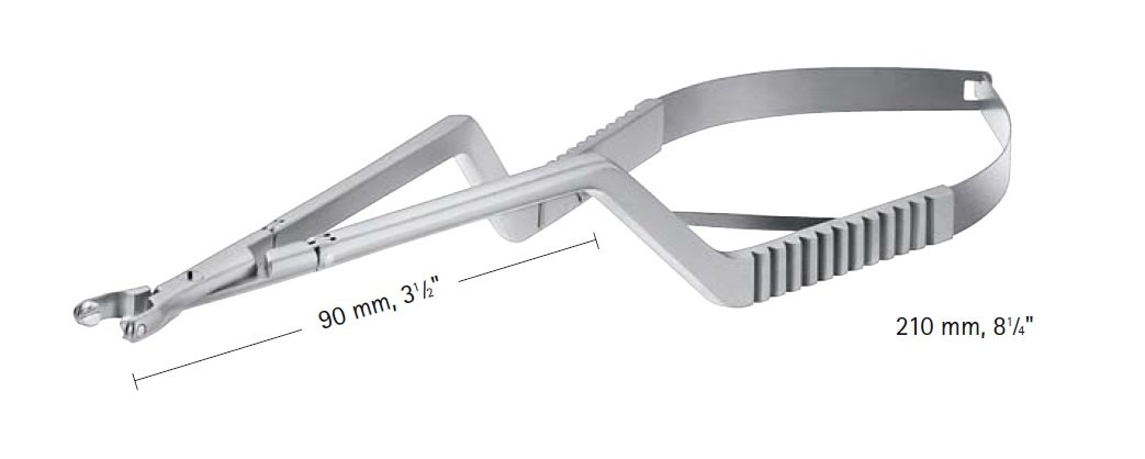 AE-FE512T, PHYNOX VARIO CLIP APPLIER, FOR PHYNOX STANDARD CLIPS, 90MM, LENGTH 210MM