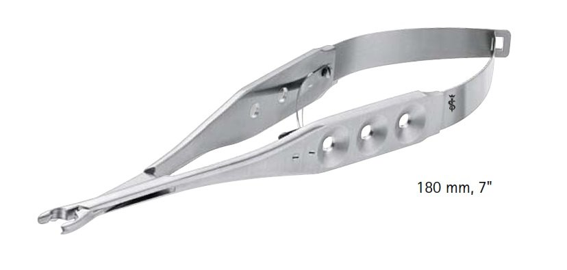 AE-FE558K, PHYNOX YASARGIL CLIP APPLIER, FOR PHYNOX STANDARD CLIPS, LENGTH 180MM