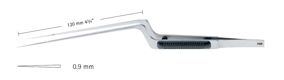 AE-FM157R, SENSATION MICRO FORCEP 0.9MM, STRAIGHT, WORKING LENG 120MM, TOTAL LENGTH 245MM