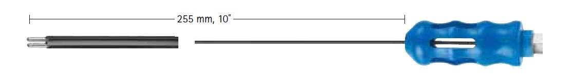 AE-GK360R, MINOP® Bipolar Fork electrode, diameter 2.1 mm, working length 255mm