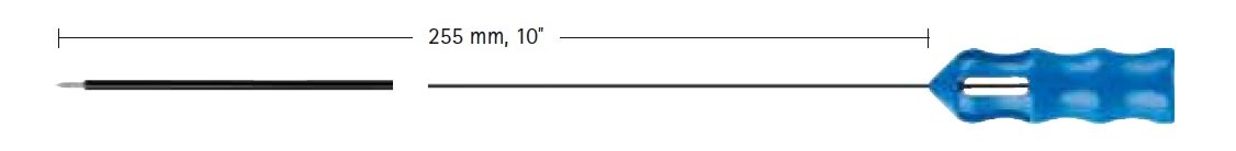 AE-GK363R, MINOP® Monopolar Needle electrode, diameter 1.1 mm, working length 255mm