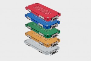 AE-JK174, Lids for individual color combination, Color Silver, Outside dimensions 310x140x67mm