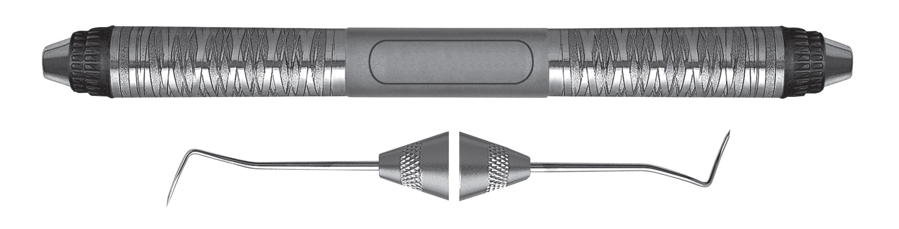 HF-EXD26-7, Explorers #2, Handle Satin Steel Colours, Aluminum Titanium Nitride (AlTiN) coating, Double Ended