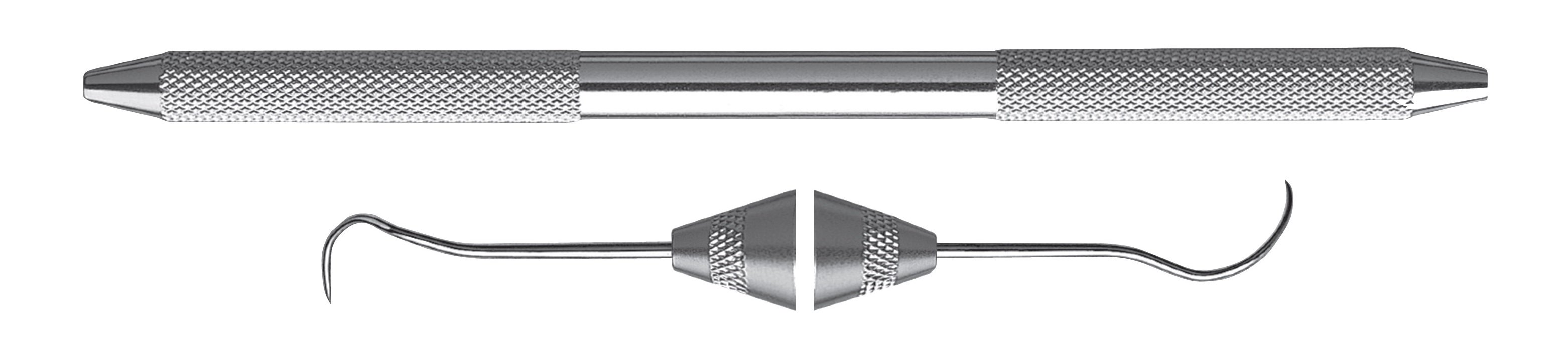 HF-EXD3CH6-31, Explorers #3CH Cowhorn, Handle Round, Double Ended