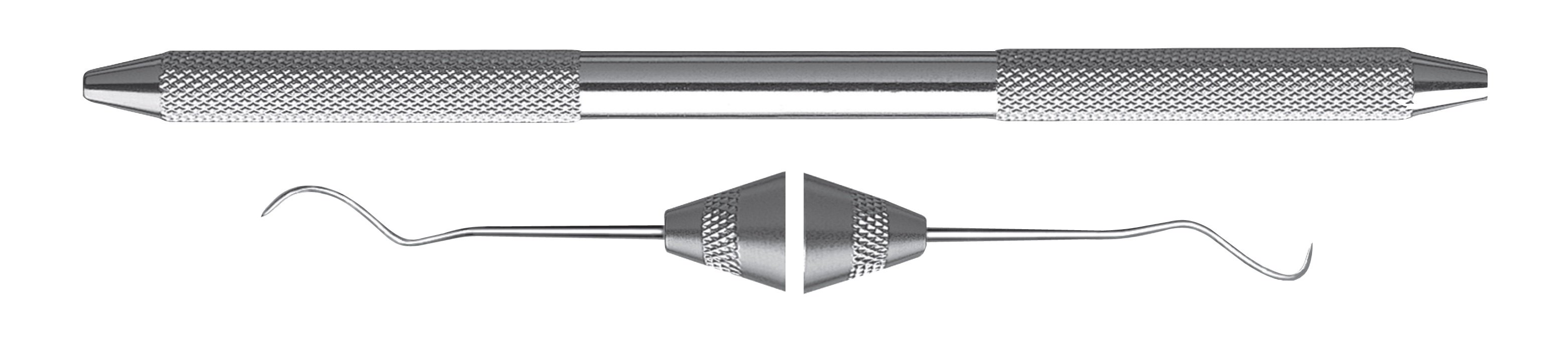 HF-EXDEN16-31, Explorers #EN1, For improved reach into interproximal areas, Handle Round, Double Ended