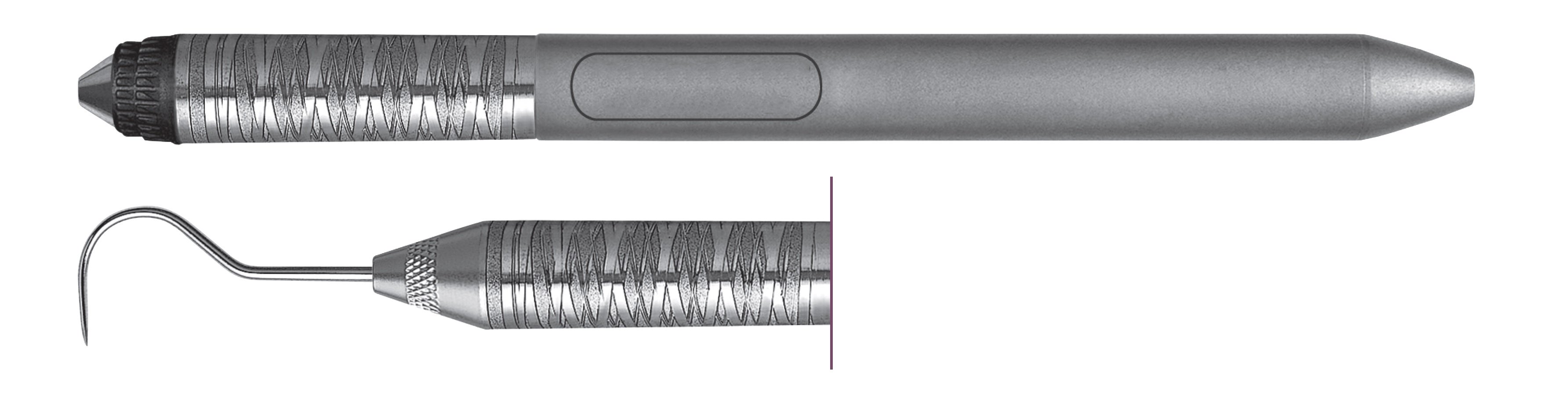 HF-EXS236-7, Explorers #23, Shepherd’s Hook, Handle Satin Steel Colours, Aluminum Titanium Nitride (AlTiN) coating, Single End