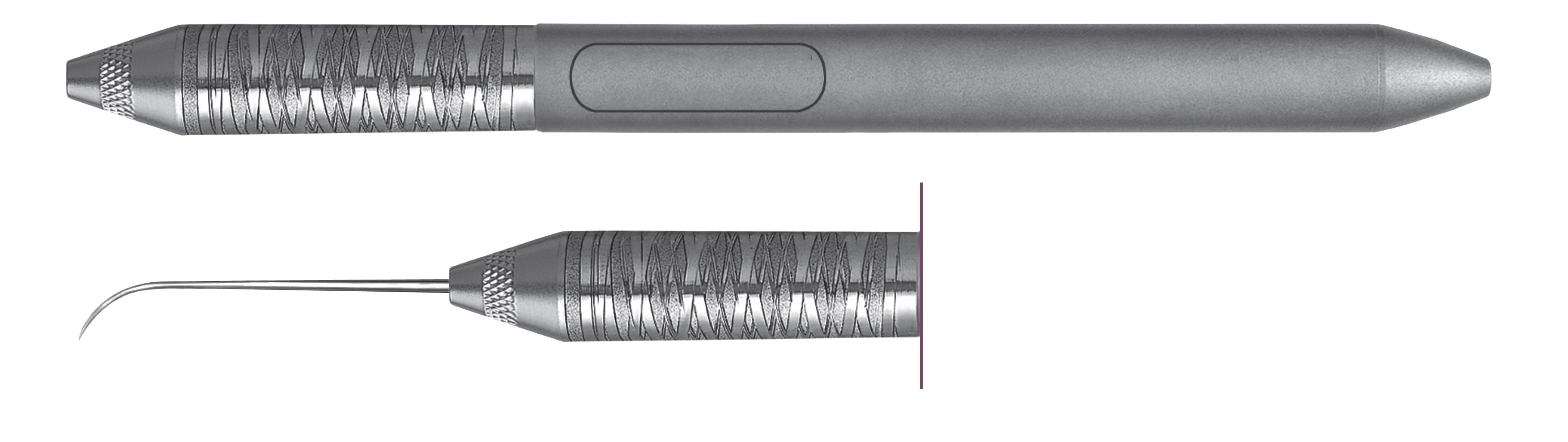 HF-EXS36-6, Explorers #3, Handle Satin Steel, Aluminum Titanium Nitride (AlTiN) coating, Single End
