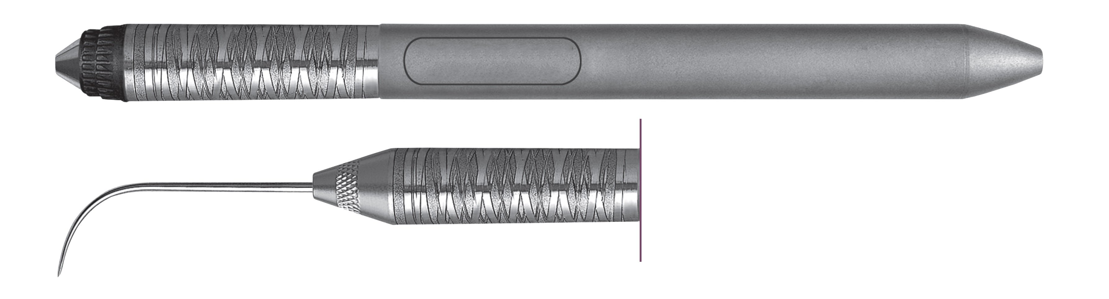 HF-EXS3A6-7, Explorers #3A, Handle Satin Steel Colours, Aluminum Titanium Nitride (AlTiN) coating, Single End