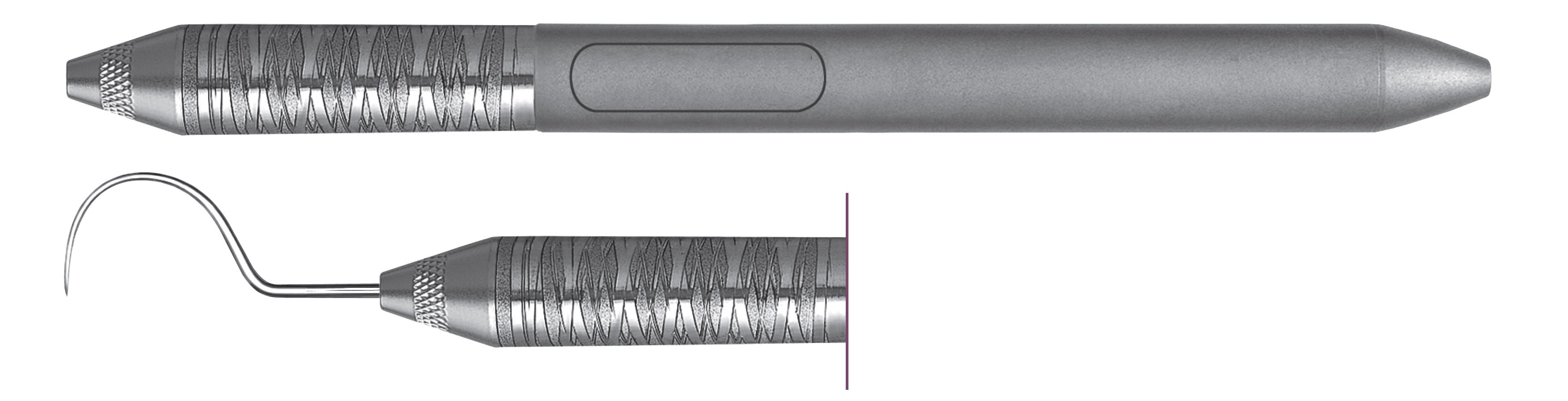 HF-EXS546-6, Explorers #54, Handle Satin Steel, Aluminum Titanium Nitride (AlTiN) coating, Single End