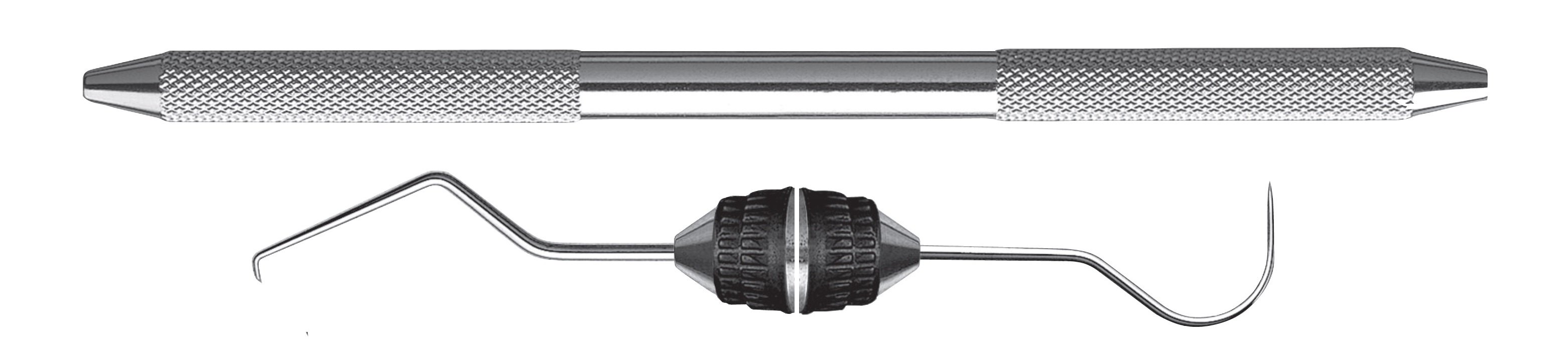 HF-EXTU17-237-31, Explorers #TU17/TU23 Wilkins/Tufts, Balanced tip design, Handle Round, Double Ended