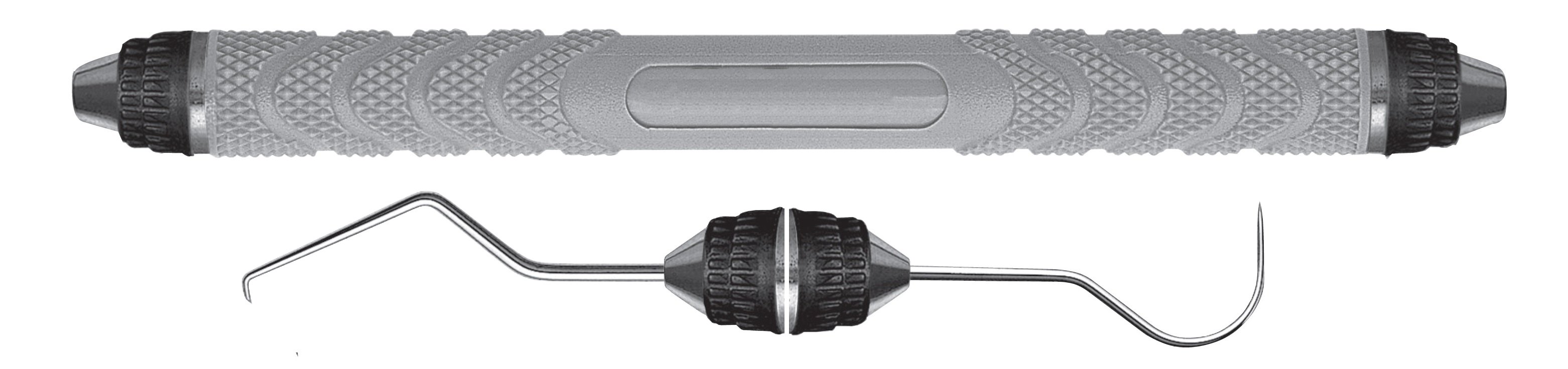 HF-EXTU17-237-8, Explorers #TU17/TU23 Wilkins/Tufts, Handle Resin Eight, Double Ended