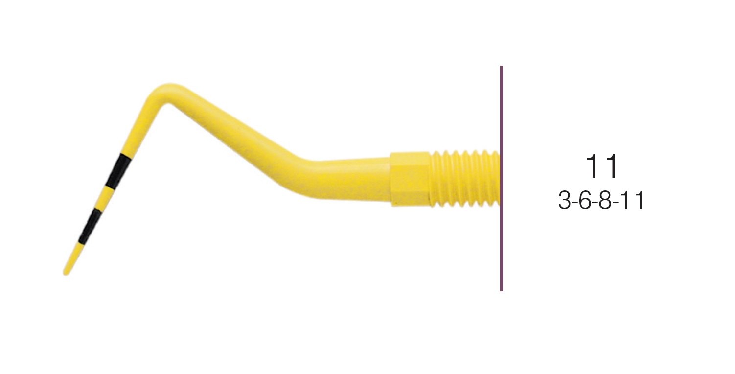 HF-PCV11PT, Colovue probes, Replacement Tips #11, Black markings, 3-6-8-11 mm, PAK=Package of 12 Tips