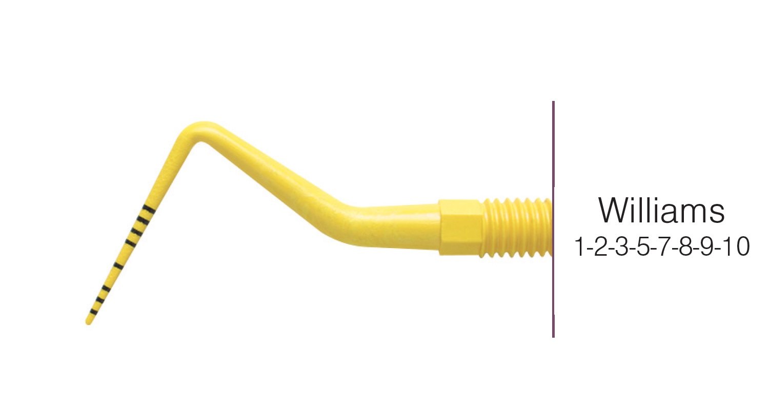 HF-PCVWPT, Colovue probes, Replacement Tips Williams, Black markings, 1-2-3-5-7-8-9-10 mm, PAK=Package of 12 Tips