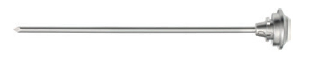 LW-49-0231, Trocars, sharp, Ø 3.0 mm, for telescopes 140 mm, Colour code White