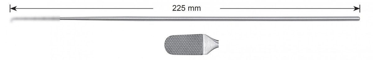 LW-49-0460, Cartilage rasp, fine, Stems alone, length 225 mm