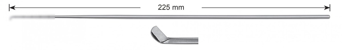 LW-49-0486, Retrograde knife 5.0 mm, Stems alone, length 225 mm